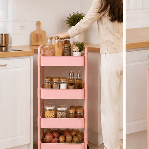 Carrito Organizador Multiusos de 3 Niveles – ¡Orden y Practicidad en tu Hogar!