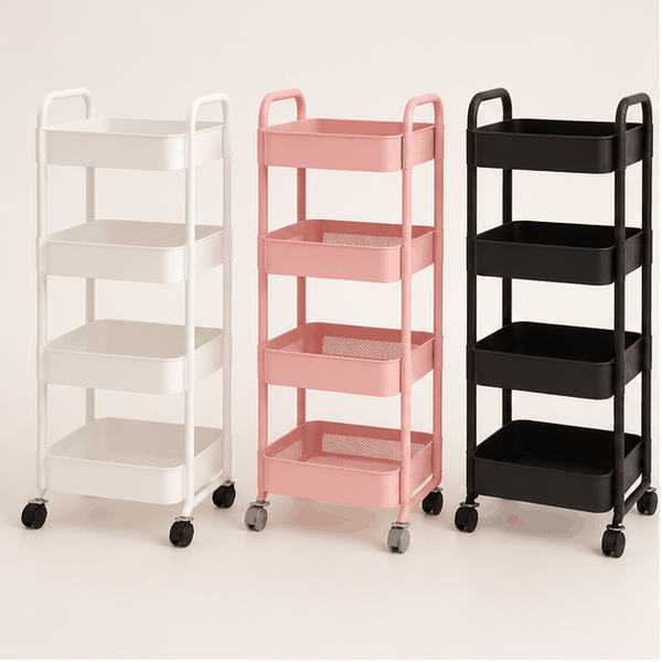 Carrito Organizador Multiusos de 3 Niveles – ¡Orden y Practicidad en tu Hogar!
